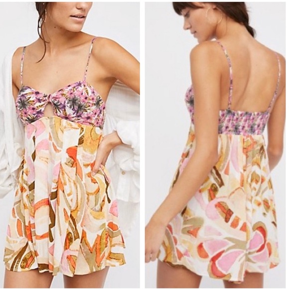 Free People Dresses & Skirts - Free People • Boho Keyhole Summer Floral D…